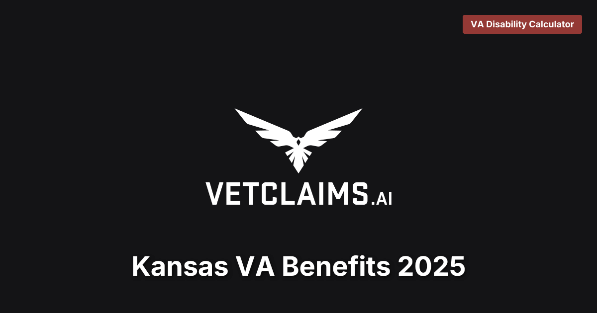 Kansas VA Benefits 2025