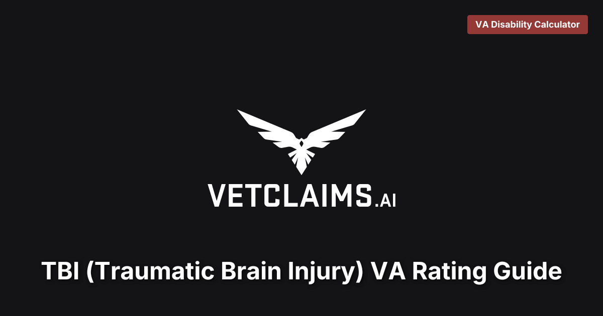 TBI (Traumatic Brain Injury) VA Rating Guide