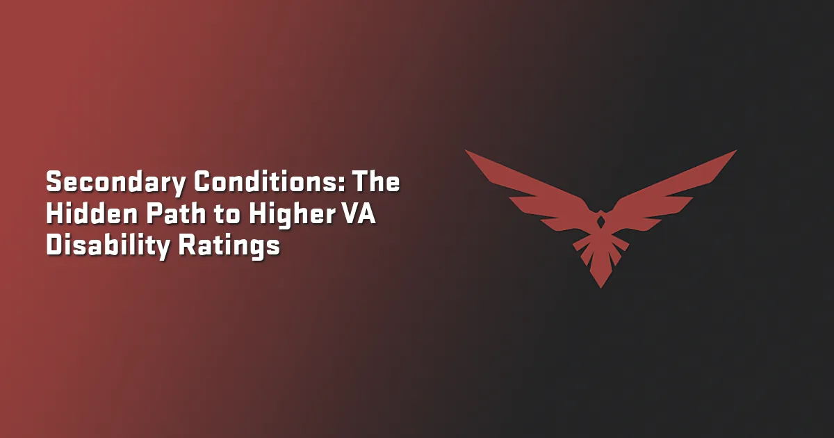 Secondary Conditions: The Hidden Path to Higher VA Disability Ratings - VetClaims.ai VA Pay Calculator and Veteran Benefits Calculator