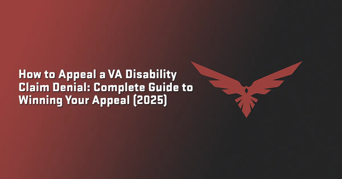 How to Appeal a VA Disability Claim Denial: Complete Guide to Winning Your Appeal (2025) - VetClaims.ai VA Pay Calculator and Veteran Benefits Calculator