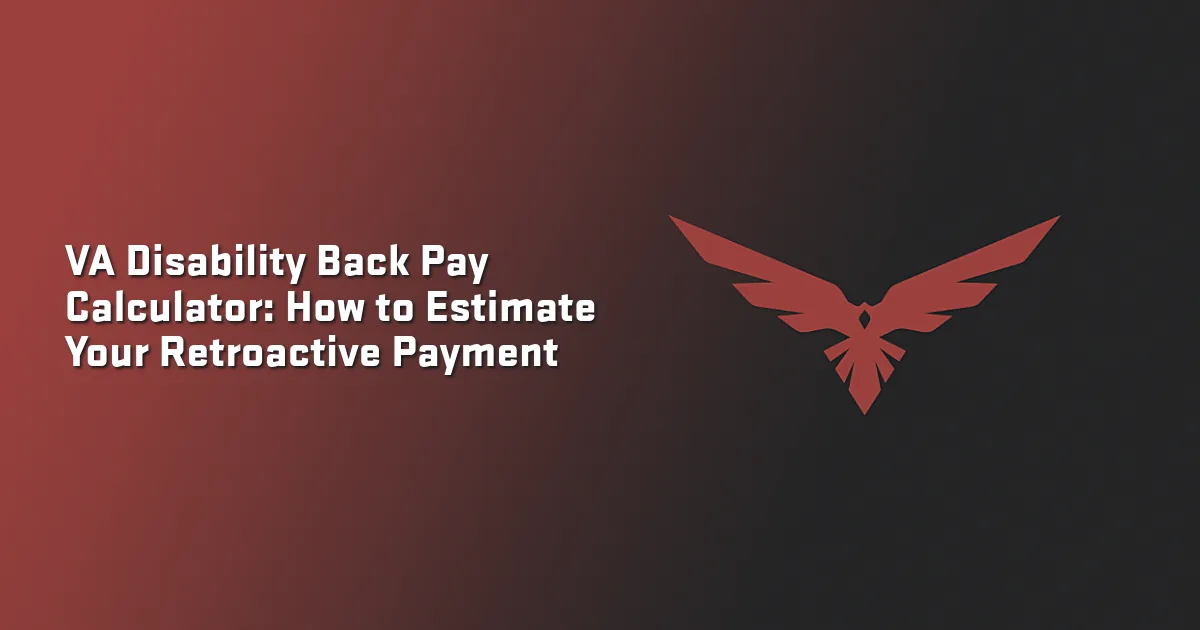 VA Disability Back Pay Calculator: How to Estimate Your Retroactive Payment (With Real Examples) - VetClaims.ai VA Pay Calculator and Veteran Benefits Calculator
